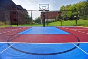 sports-court-300×200 Outdoor basketball court.