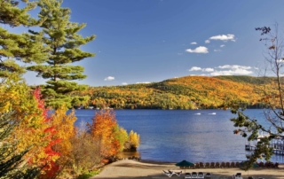Photo of Lake George during Adirondacks fall from The Lodges at Cresthaven
