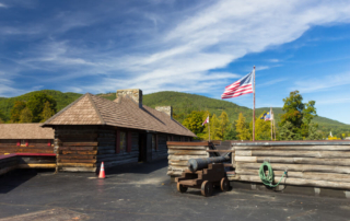 View of Lake George museum, the Fort William Henry Museum