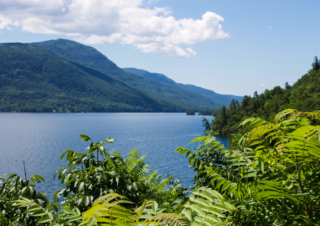 View of Lake George, one of the top attractions in the Adirondacks