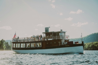 Boat cruise on the lake, fun things to do in Lake George